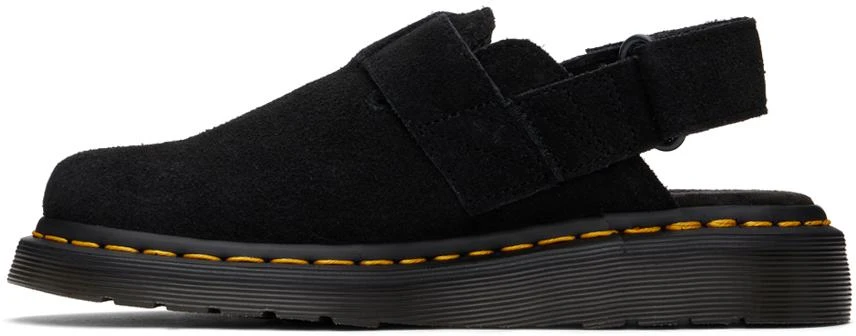 Dr. Martens Black Jorge II Suede Slingback Mules 3