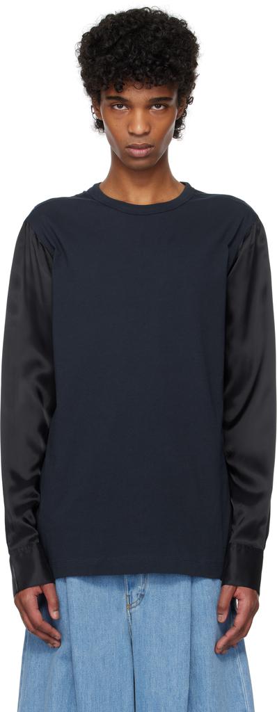 Shop Gray Sheer Draped T-shirt on Sale at BeyondStyle – Get