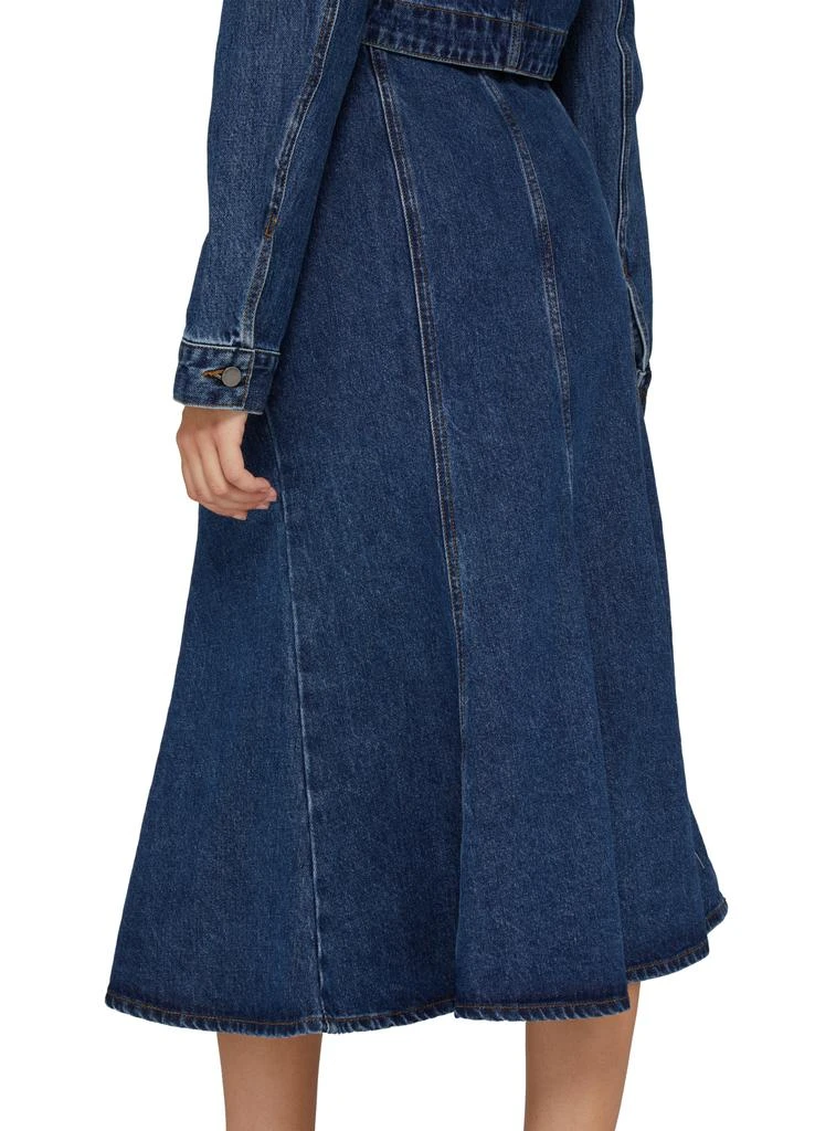 Shop Flared denim midi skirt on Sale at BeyondStyle  Get 51% Off Flared  denim midi skirt with Limited-Time Flash Deals, Exclusive Discounts, and  Special Offers. Enjoy Unbeatable Savings on Flared denim