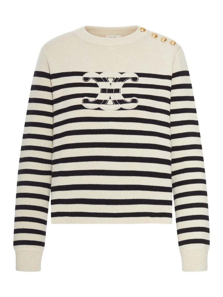 Celine CREW NECK CASHMERE SWEATER 1