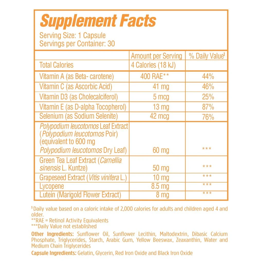 ISDIN ISDIN Sunisdin Daily Antioxidant Softgel Supplements 8