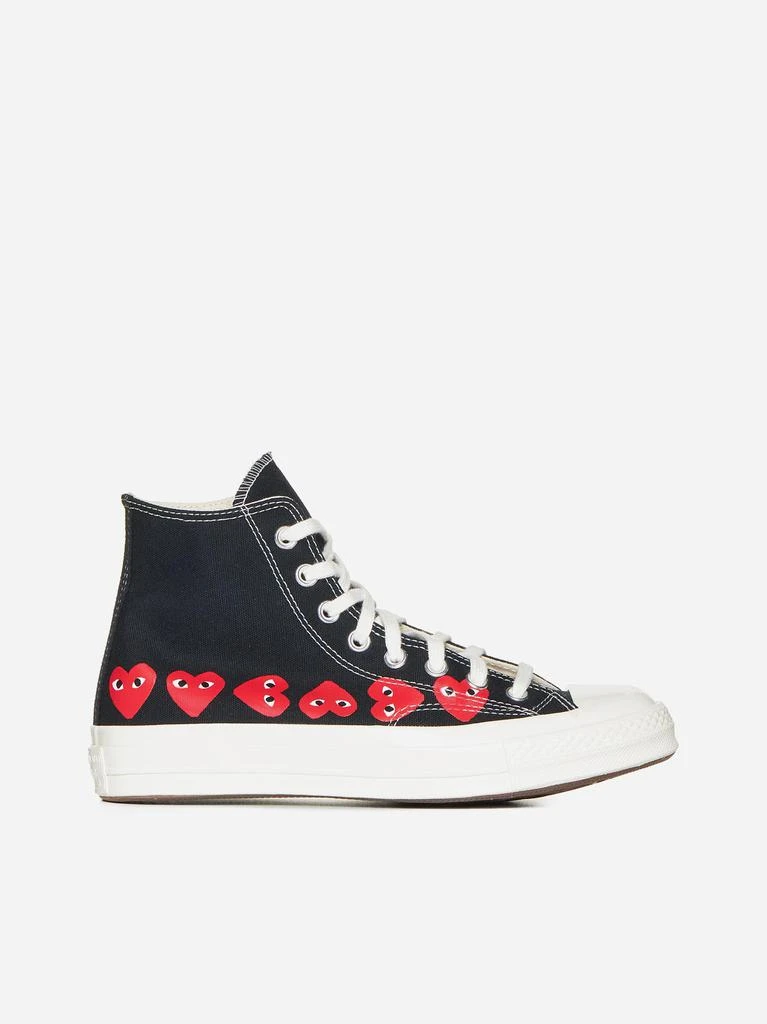 Comme des Garçons Play X Converse Canvas High-top Sneakers 1