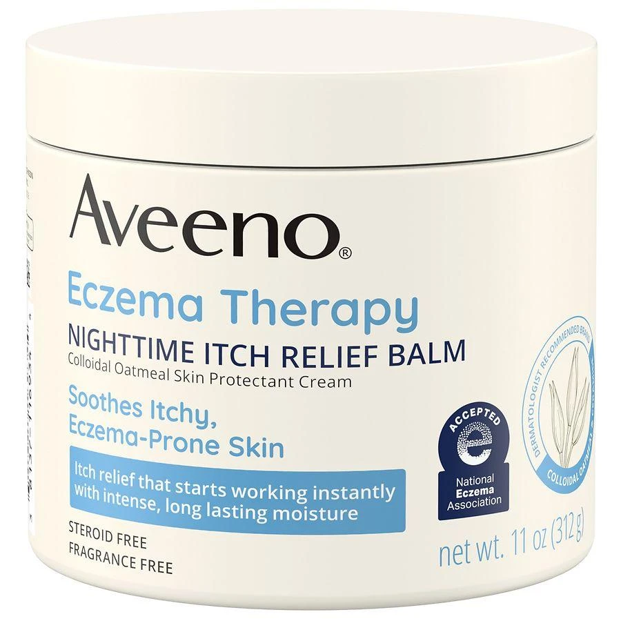 Aveeno Eczema Therapy Nighttime Itch Relief Balm Fragrance-Free 3