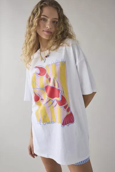 BDG BDG Lobster Graphic Cotton T-Shirt Dress