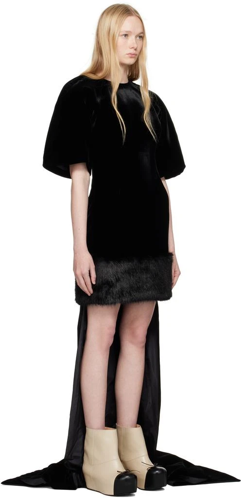 FIDAN NOVRUZOVA Black Enya Evening Minidress 2