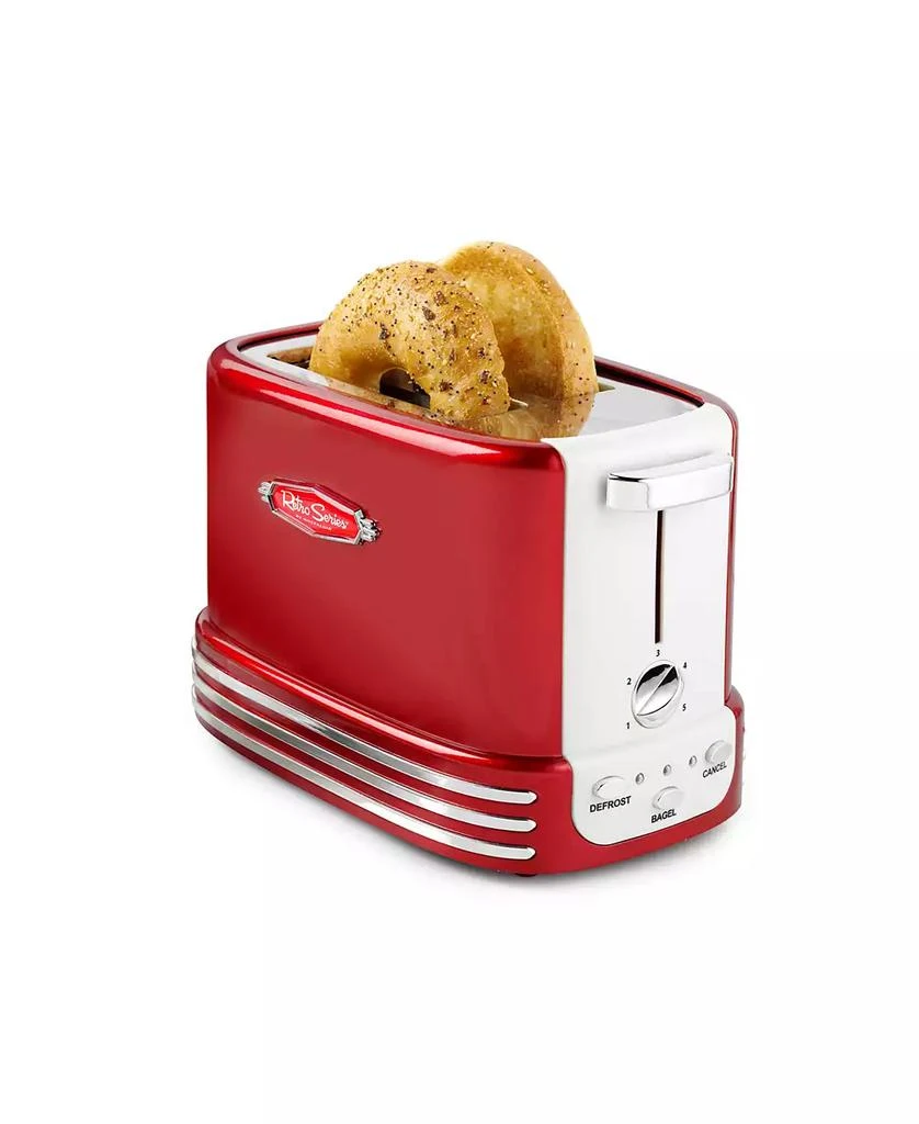 Nostalgia Retro 7.75" 2 Slice Bagel Toaster 3