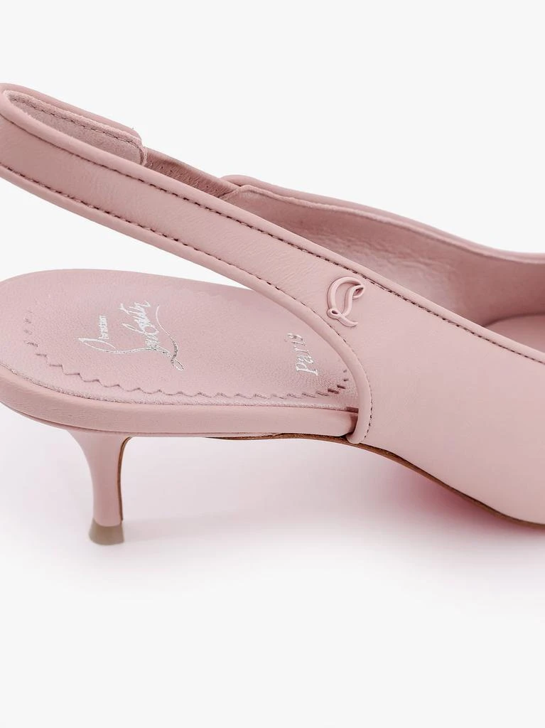 Christian Louboutin Sporty kate leather slingback with metal monogram 6