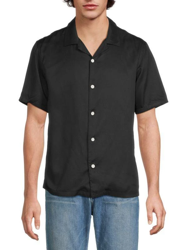 Rag & Bone Alan Satin Camp Shirt 1