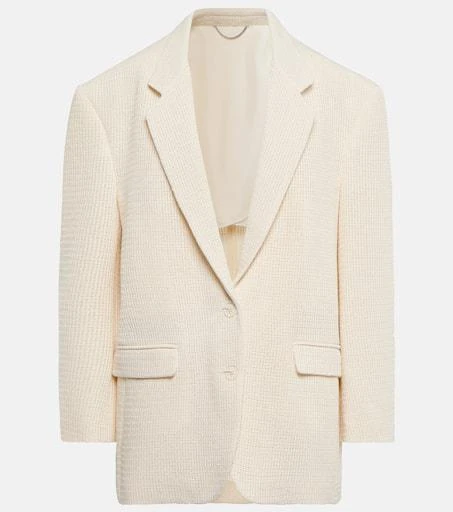 Magda Butrym Single-breasted cotton-blend blazer 1