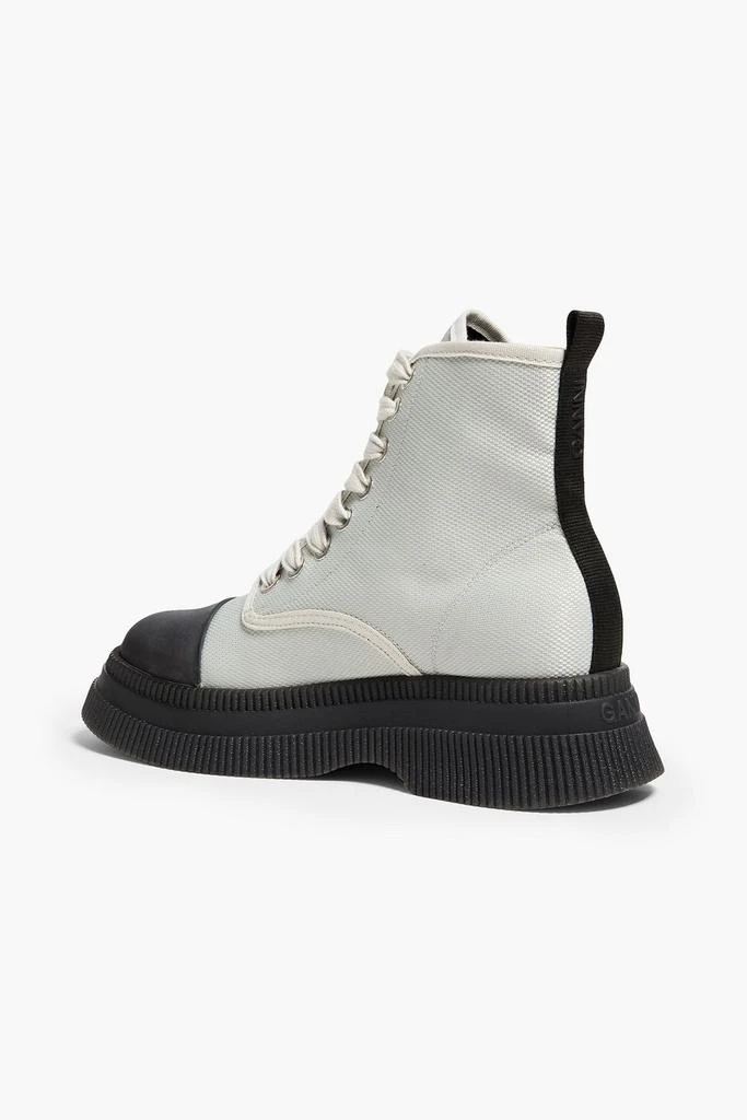 Ganni Canvas ankle boots 3