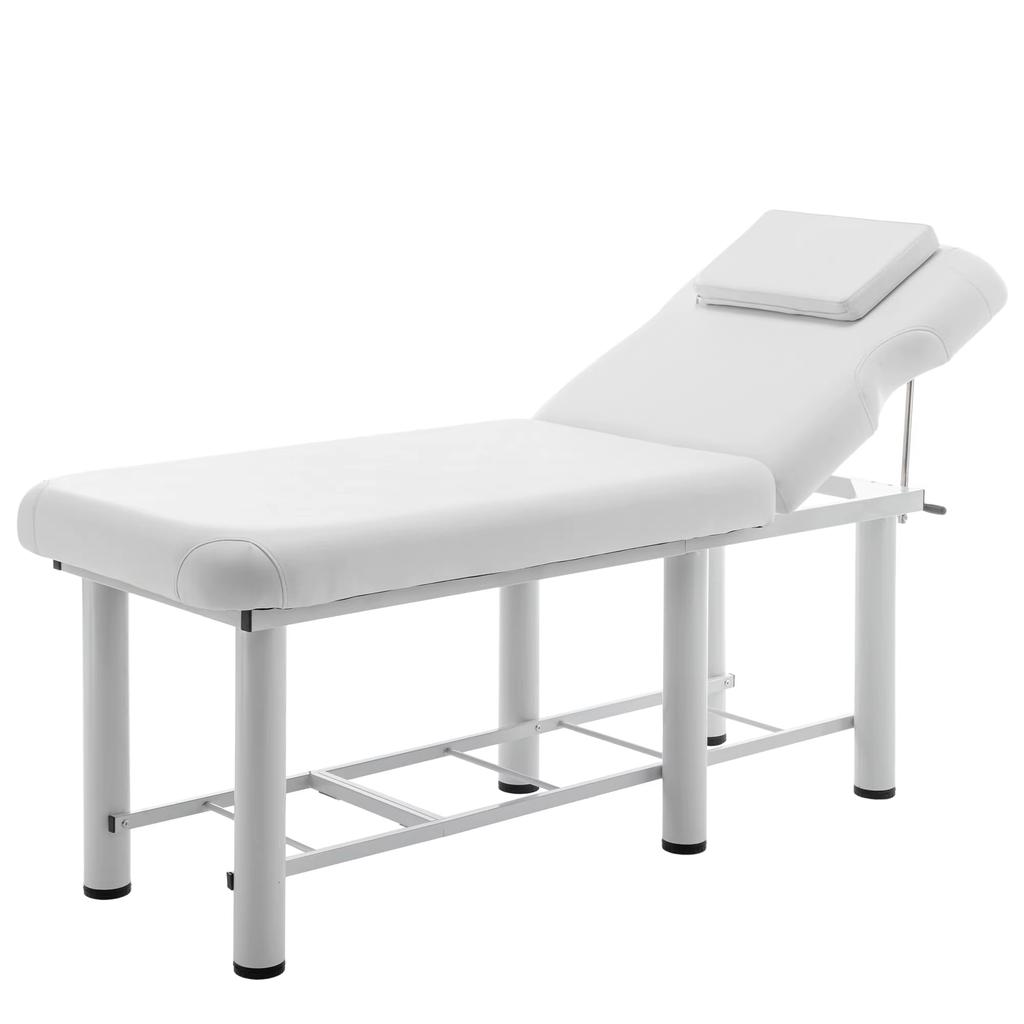 ERUULE LZBEITEM Professional Massage Table with Adjustable Backrest, Removable Headrest, Bottom Shelf Storage, and Memory Foam Layer