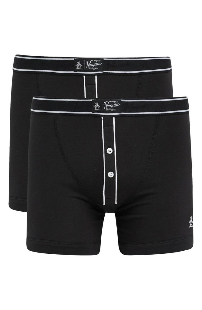 Original Penguin Pack of 2 Button Boxer Briefs