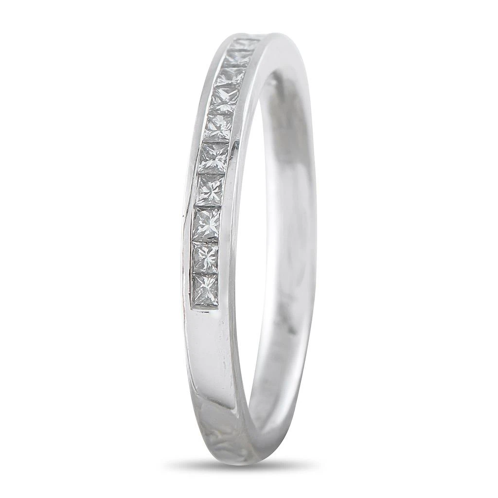 LB Exclusive Platinum 0.50ct Diamond Half-Eternity Band Ring MF09-012026 2