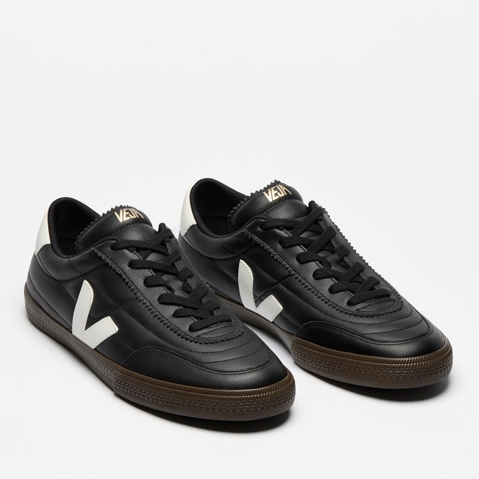 Veja VEJA MEN'S PANENKA LEATHER LOW TOP TRAINERS