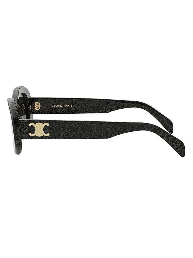 Celine Triomphe 52MM Oval Sunglasses 3