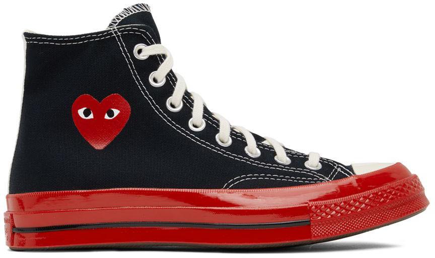 Comme des Garcons Black & Red Converse Edition Chuck 70 Sneakers