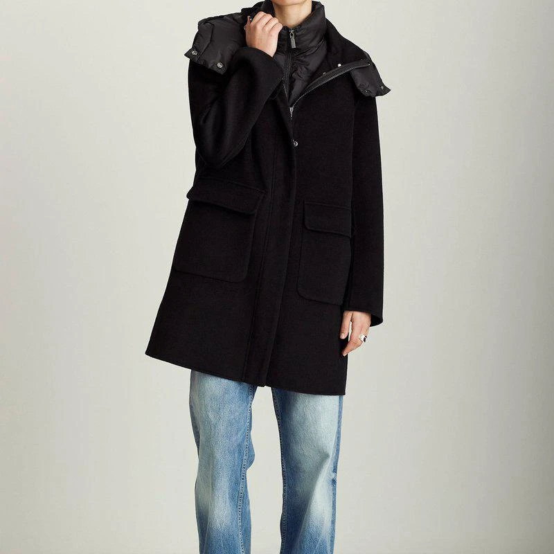 Dawn Levy Bristol Coat With Puffer Vest 1