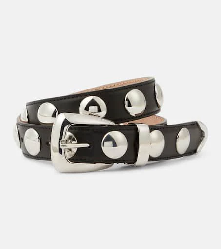 Khaite The Benny studded leather belt 1