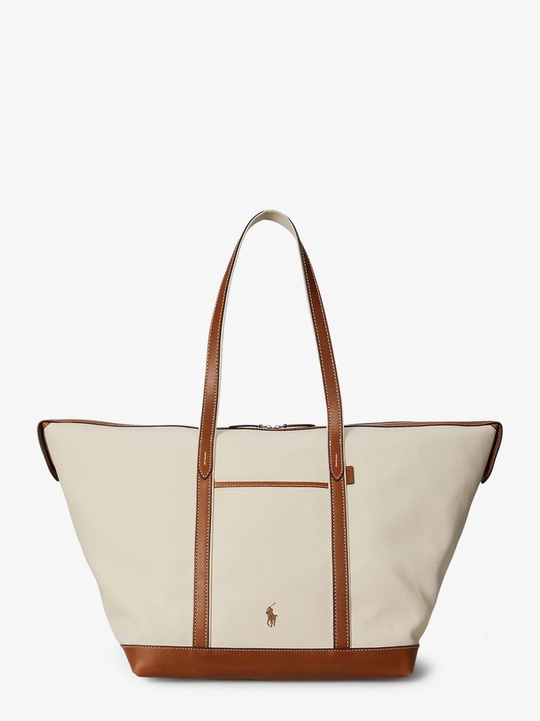 Ralph Lauren Canvas travel bag with leather profiles