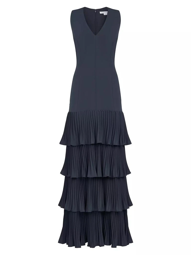 Kay Unger Angelique Tiered Ruffled Gown 1