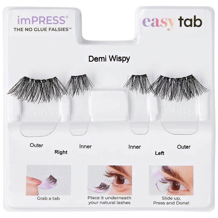 Kiss imPRESS Press-On Self Adhesive Eyelashes 14 mm 4