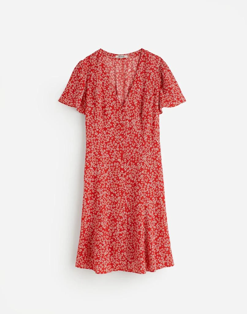 Madewell Flutter-Sleeve Mini Dress in Floral 6
