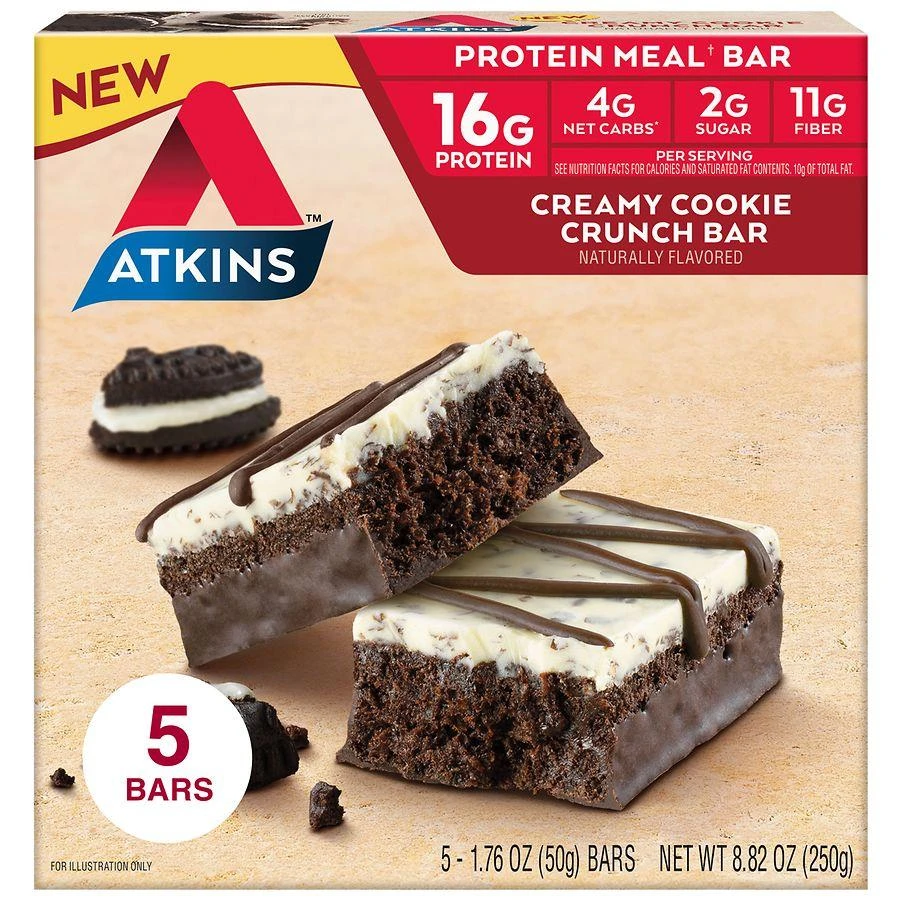 Atkins Meal Bar Creamy Cookie Crunch 1