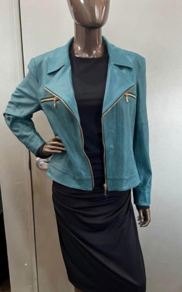 Insight Editions Insight - Faux Leather Moto Jacket