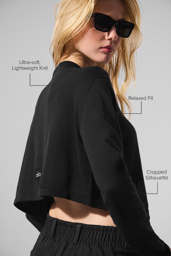 Alo Supernatural Sweater Cardigan - Ivory