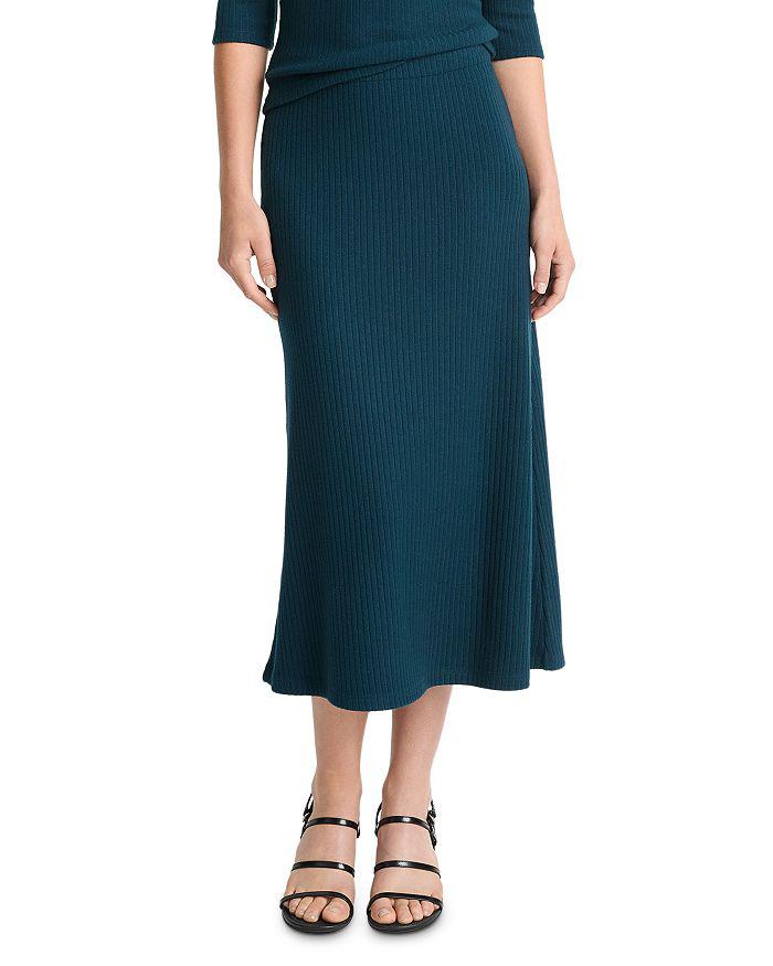 Vince Ribbed Midi Skirt