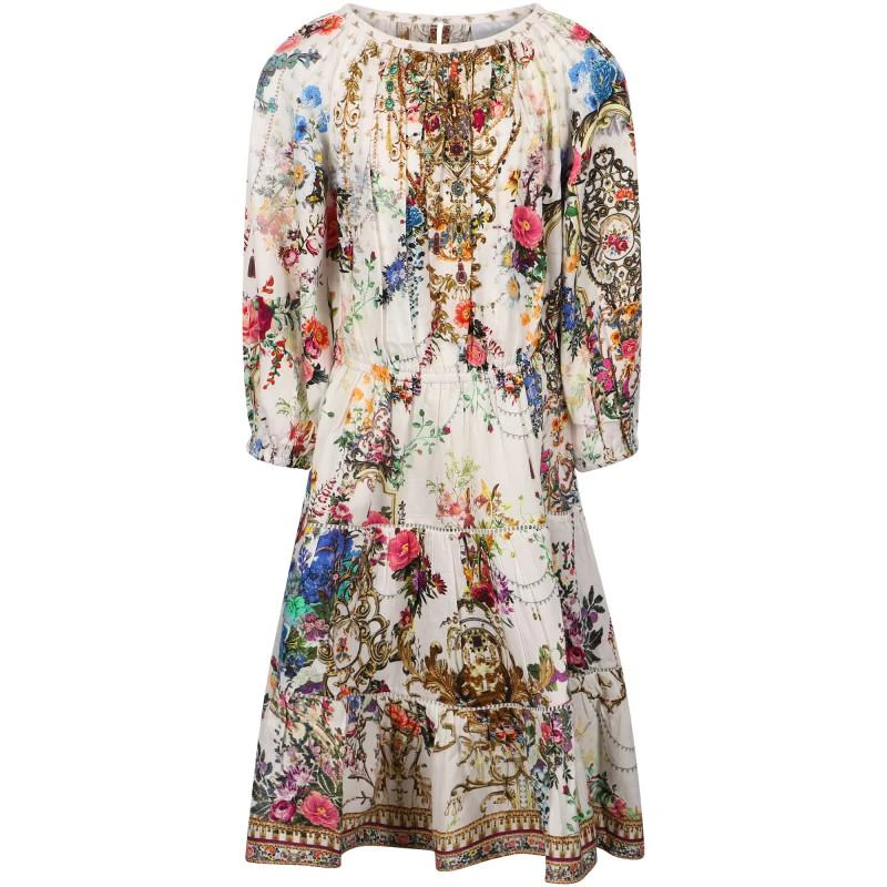 Camilla By the meadow print long sleeved dress 1