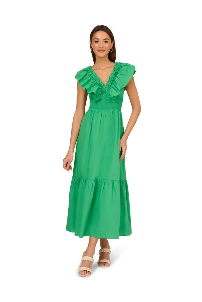 Ruffle Trim Adrianna Papell Embellished Tiered Gown Shop Ruffle