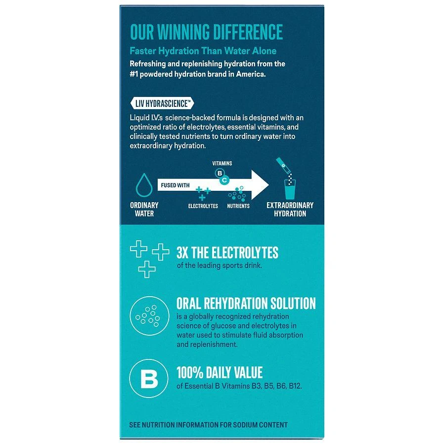 Liquid I.V. Hydration Multiplier Electrolyte Drink Mix Golden Cherry, 10ct 2