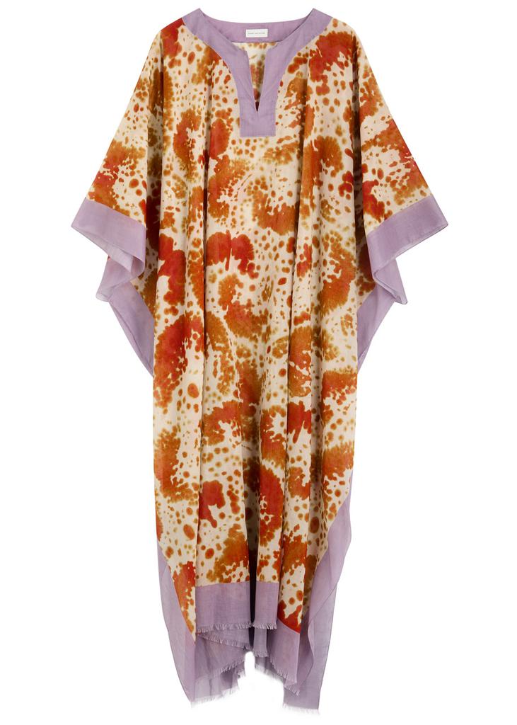 Dries Van Noten Cartland printed cotton kaftan dress