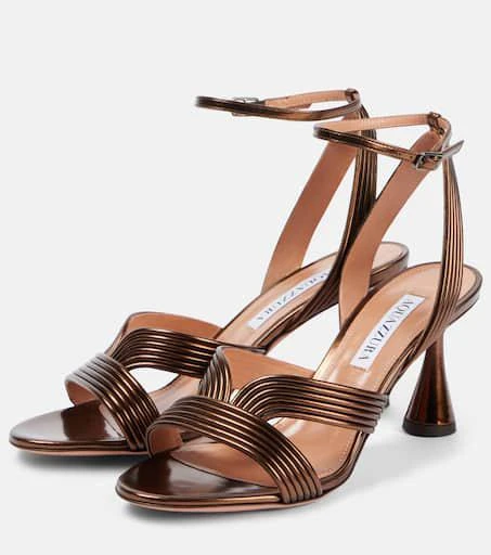 Aquazzura Daryl 75 leather sandals 4