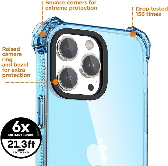 ENTRONIX Entronix [Magnetic] Case Compatible with iPhone 15 - Clear Bounce Frame 3