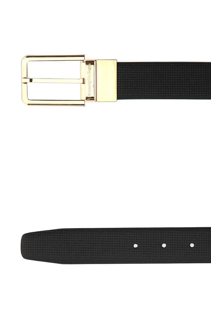 Zegna Zegna Logo Embossed Buckle Belt 2