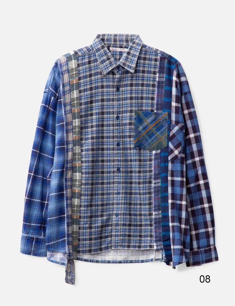 Needles 7 Cuts Wide Flannel Shirt 13