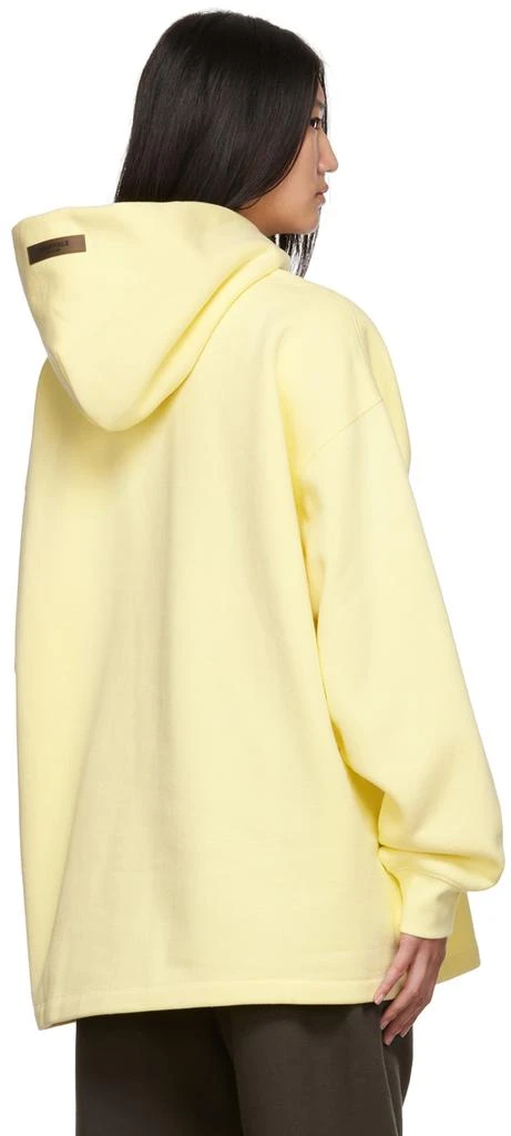 Fear of God ESSENTIALS Yellow Relaxed Hoodie 3
