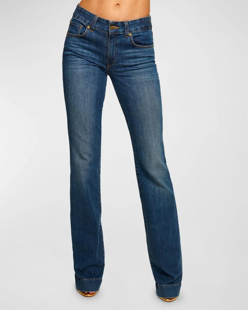 Ramy Brook Kyle Low-Rise Flare Jeans 1