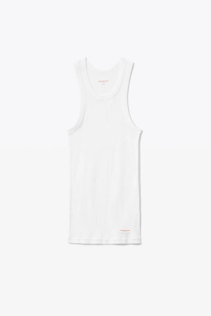 Alexander Wang ribbed cotton racerback tank top 2
