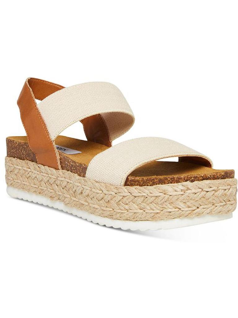 Steve Madden Jaklin Womens Slip-On Platform Espadrilles