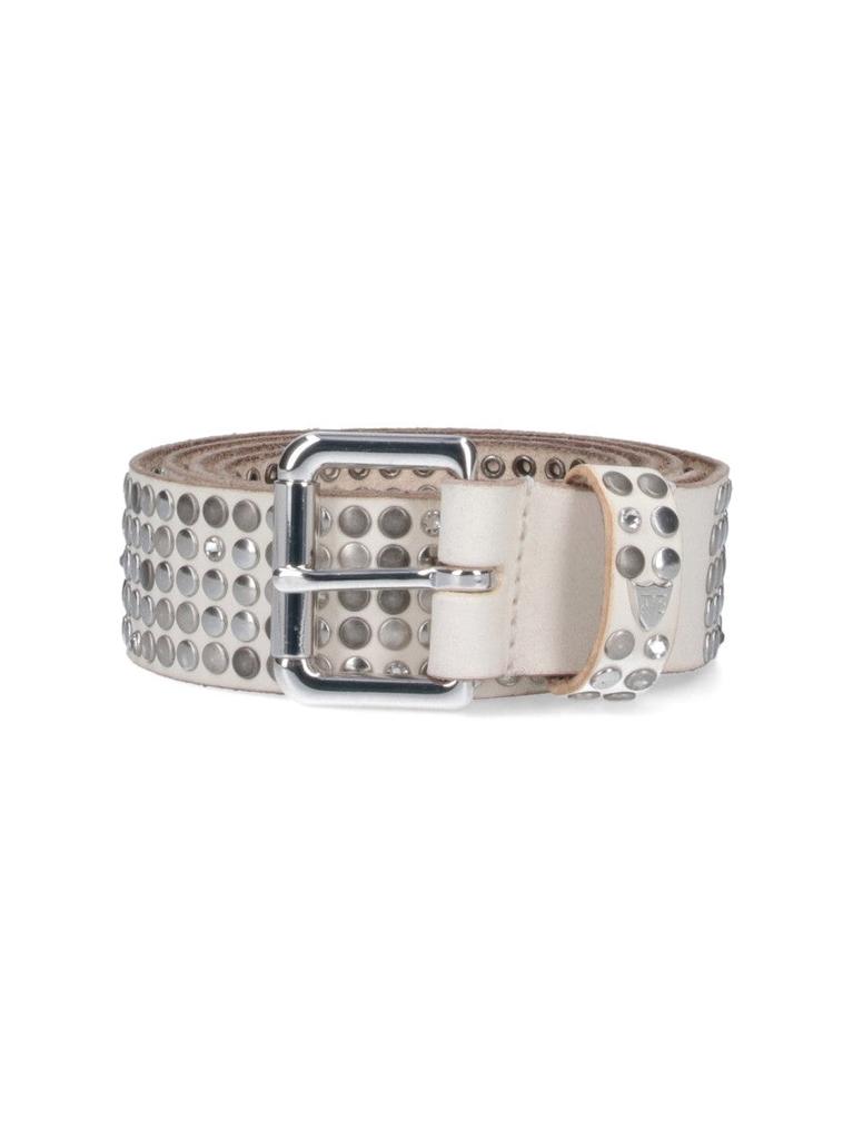 HTC Studded Belt – White