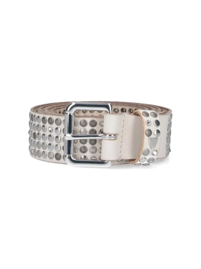 HTC Studded Belt – White 1