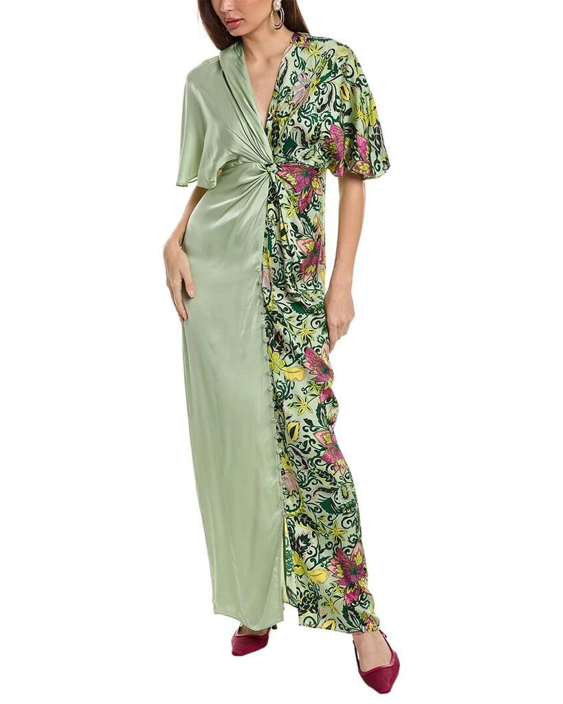 Diane von Furstenberg Avery floral-print cotton-blend midi dress S 