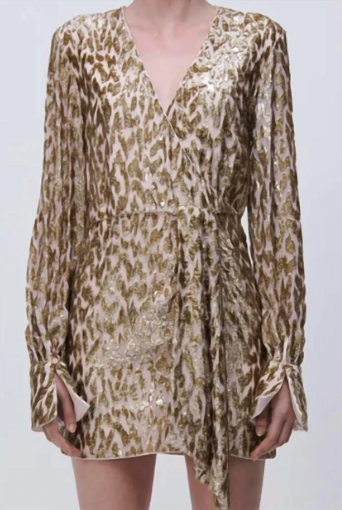 Jonathan Simkhai Camryn Dress In Gold 1