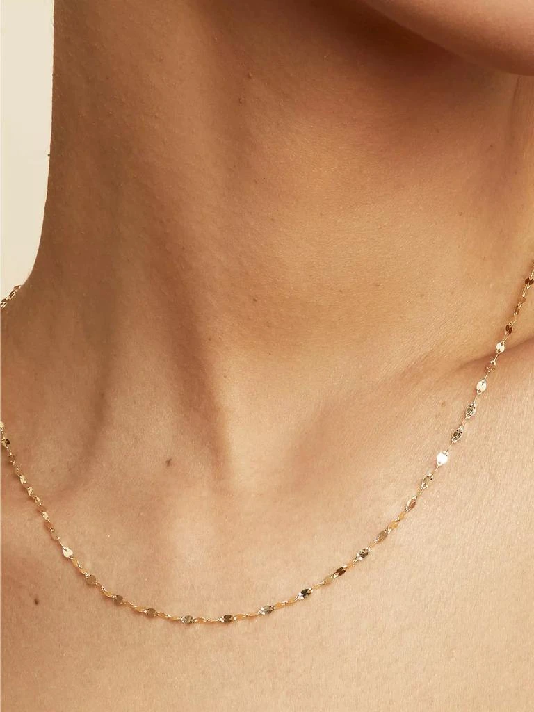 Oradina 14K White Gold Cabaret Chain Choker 3