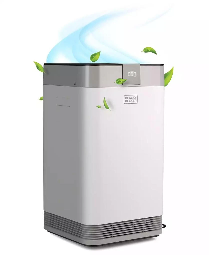 Black
Decker BAPUV350 Air Purifier for Home Large Room with UV Light