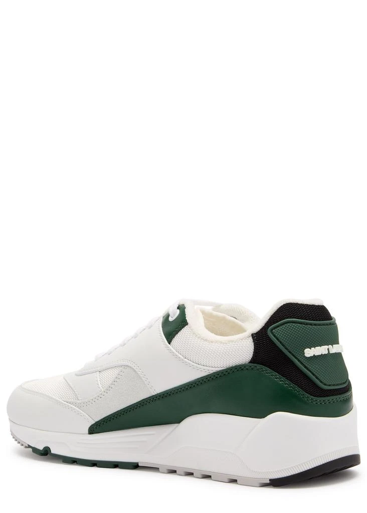 SAINT LAURENT Bump panelled leather sneakers 2