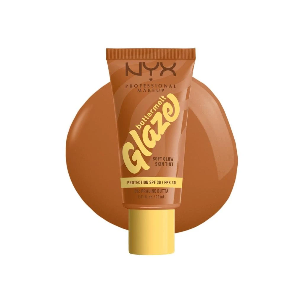Octopus x Nyx Buttermelt Glaze Tint, Fond De Teint Spf30 Jusqu'À 12H De Tenue, Vanilla Bean Butta 7